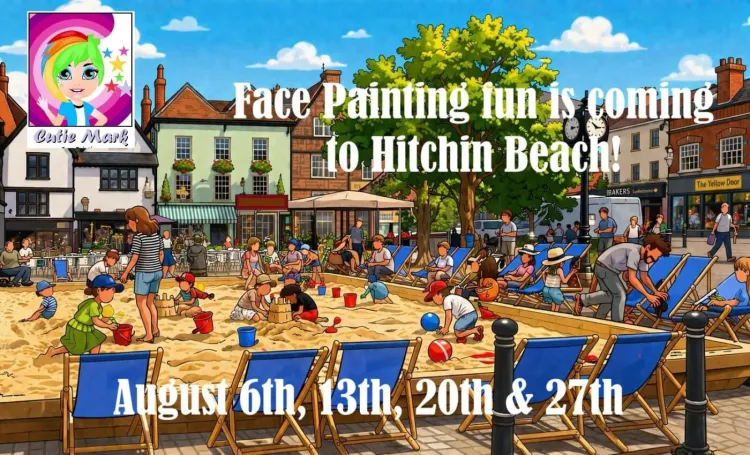 Hitchin Beach Facepainting Day