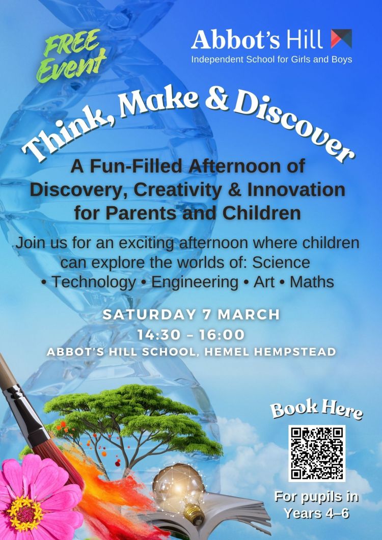 Think, Make Discover at Abbot's Hill