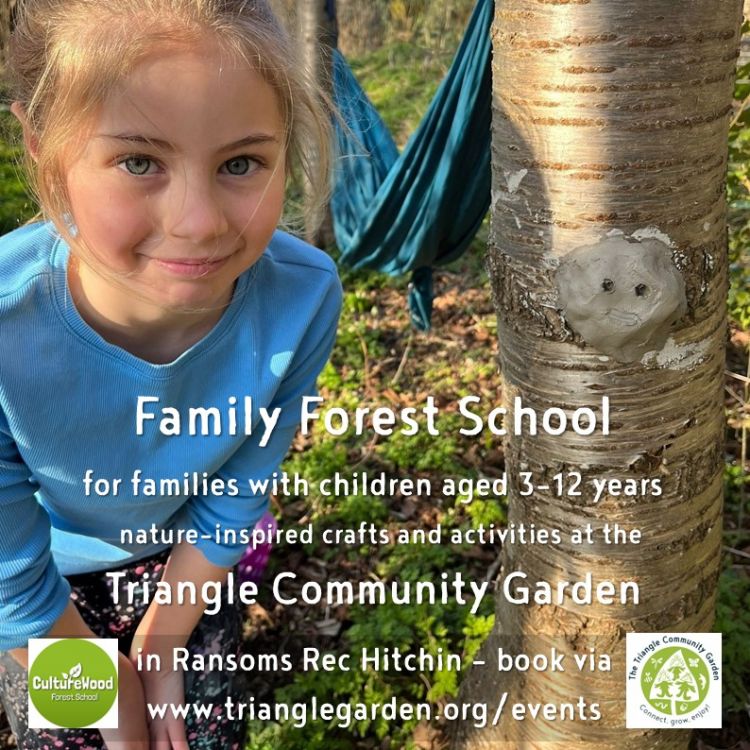Family Forest School at the Triangle Garden Hitchin