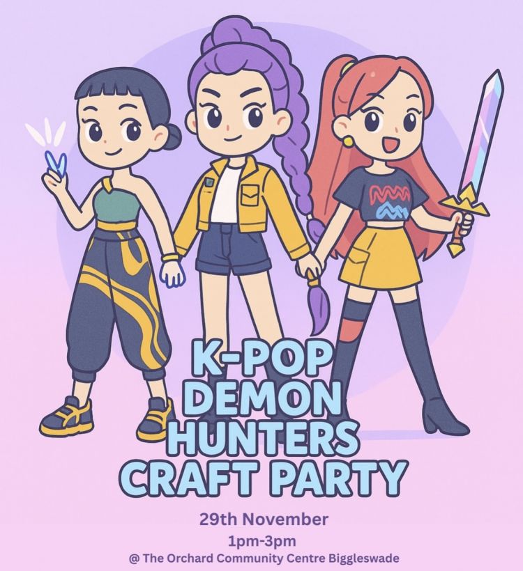 Little Crafty Party K-Pop Demon Hunters Craft Party