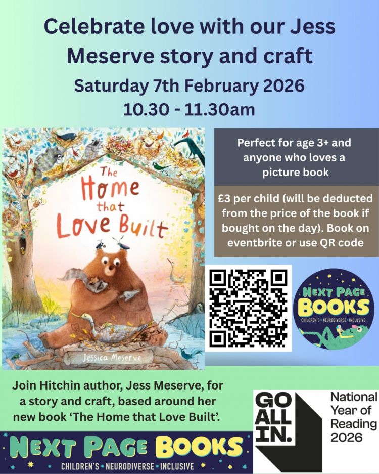 Celebrate Love with Jess Meserve - Story and Craft event