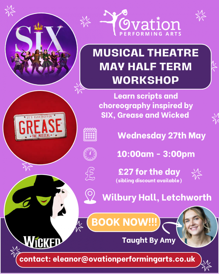 May Half Term Musical Theatre Day 