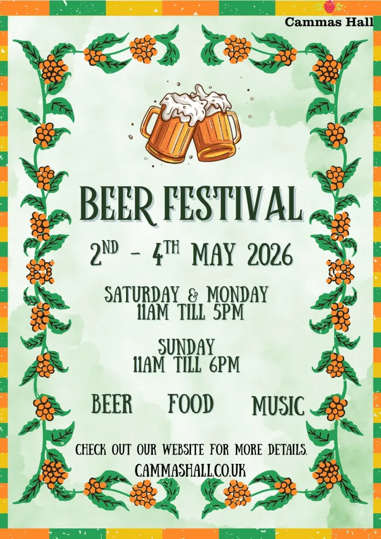 Cammas Hall Beer Festival- family friendly