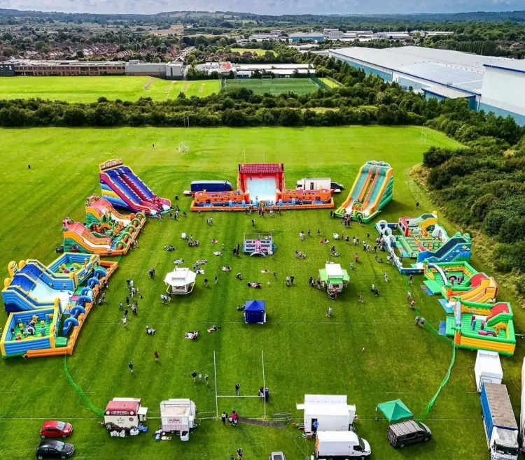 Stevenage inflatable family fun day 