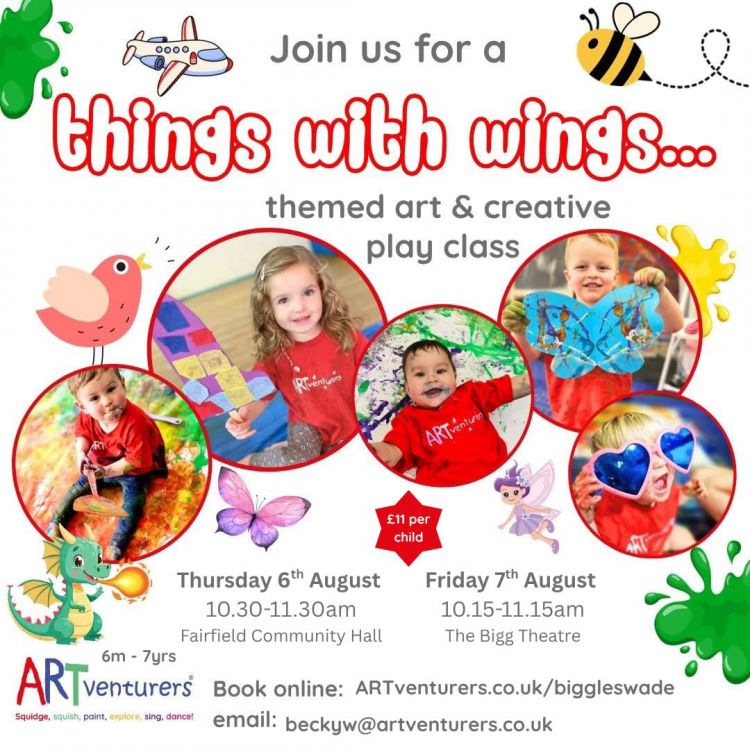 ARTventurers Things With Wings Holiday class (6m-7yrs)