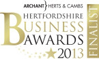 Herts Business Awards 2013 Finalist