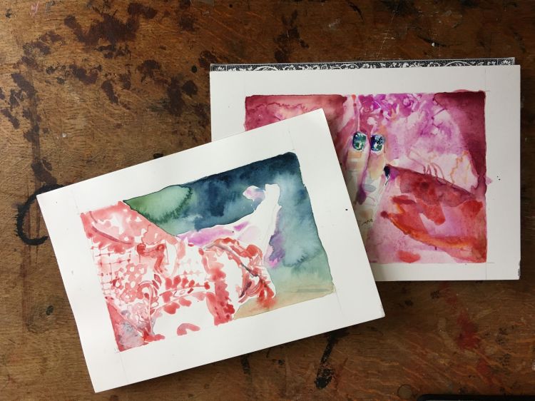 Watercolour and Wine