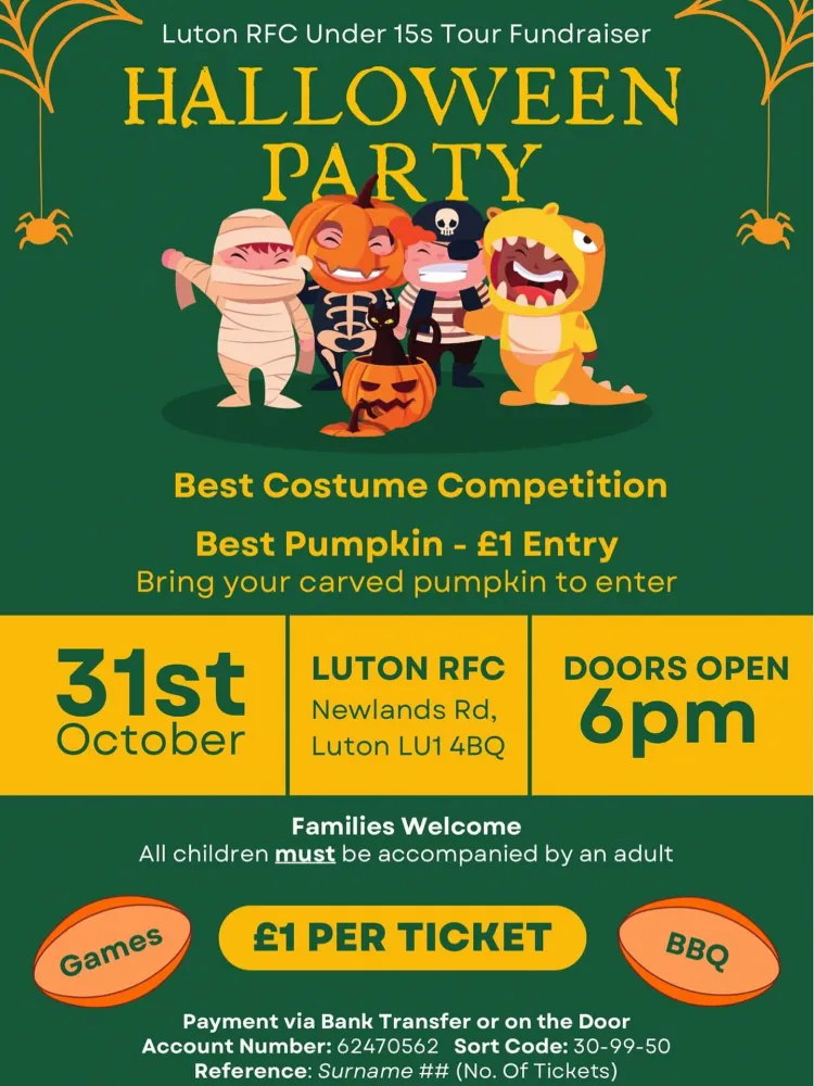 Luton RFC Halloween Party