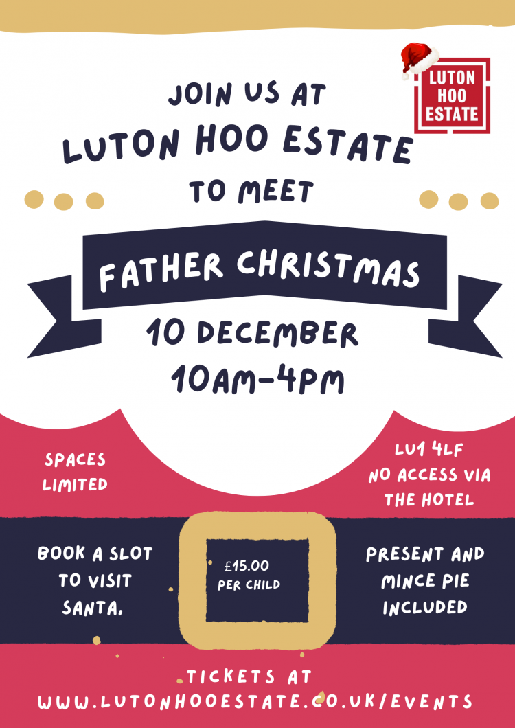 Father Christmas at Luton Hoo Estate 
