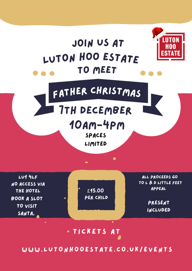 Meet Father Christmas at Luton Hoo Estate