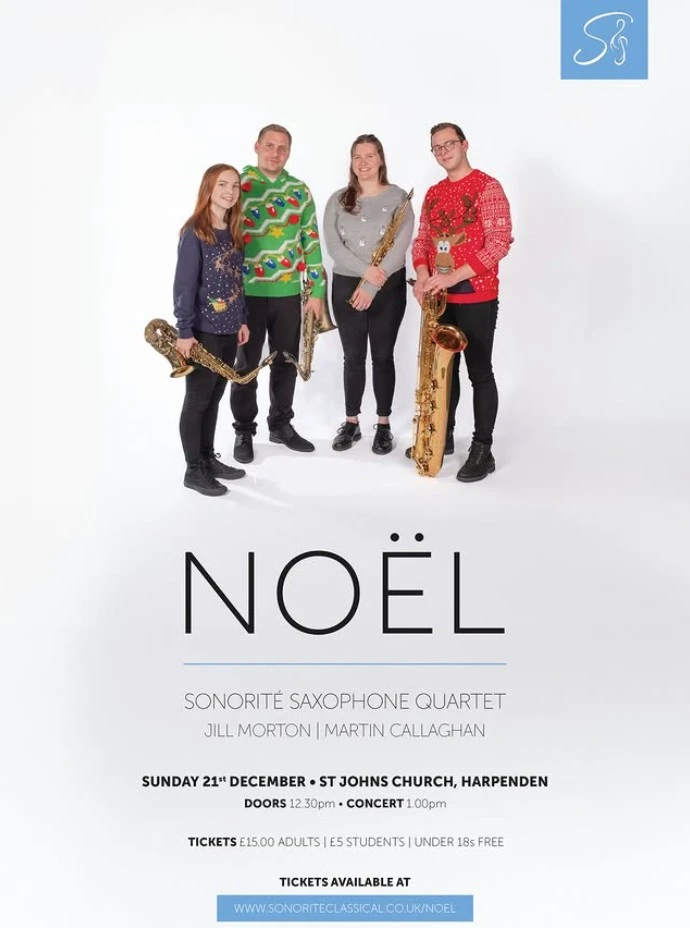 Noël with Sonorité Saxophone Quartet