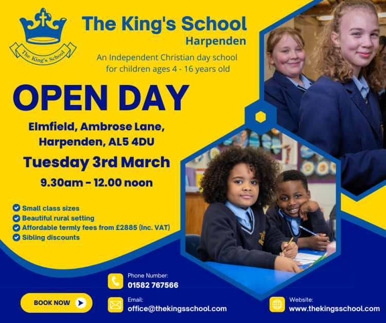 The King's School, Harpenden Open Day