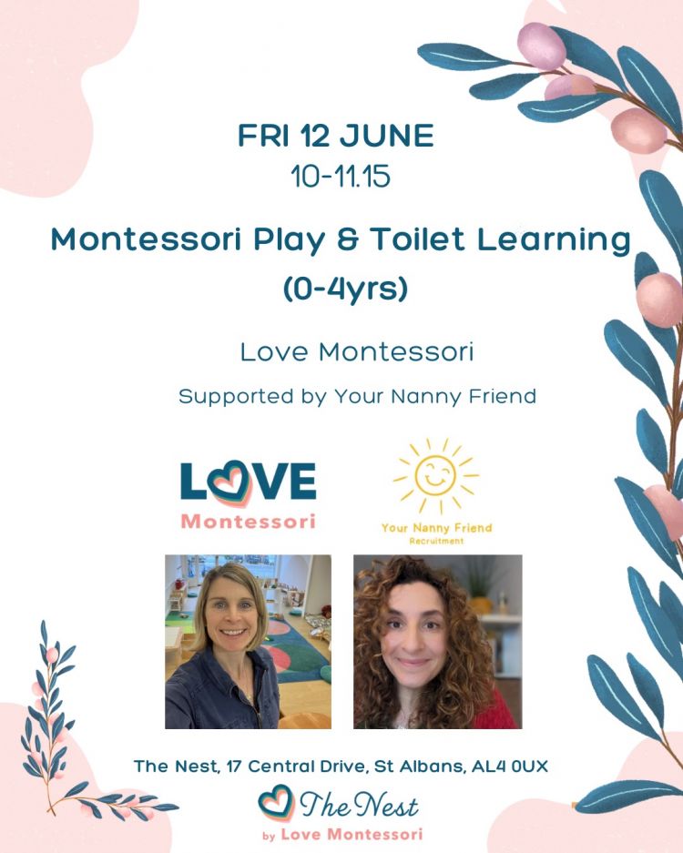 Montessori Play + Toilet Learning