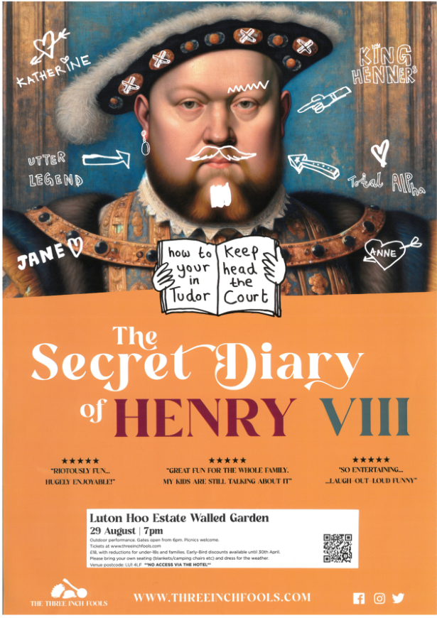 The Three Inch Fool present The Secret Diary of Henry VIII