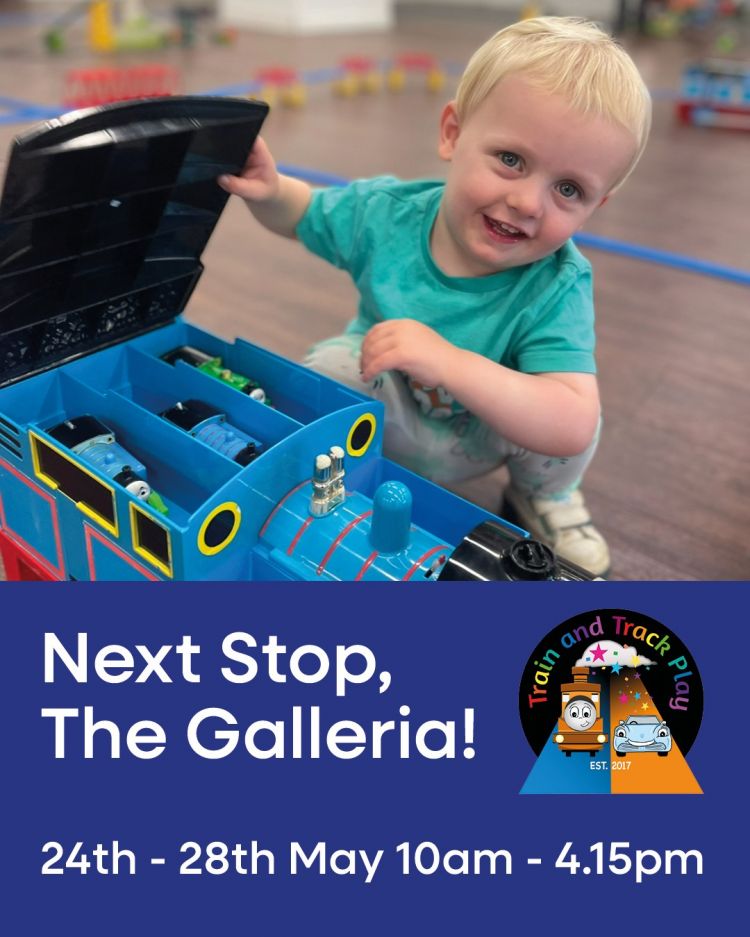 All Aboard! Train & Track Play at The Galleria