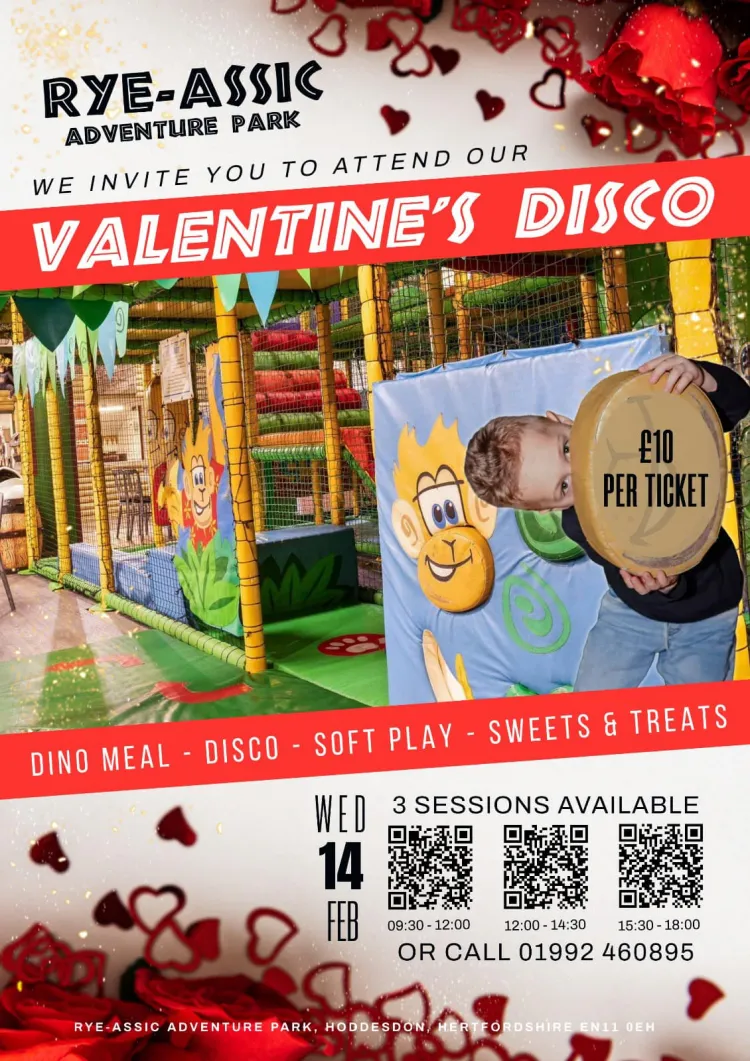 Valentines Disco at Ryeassic Adventure Park