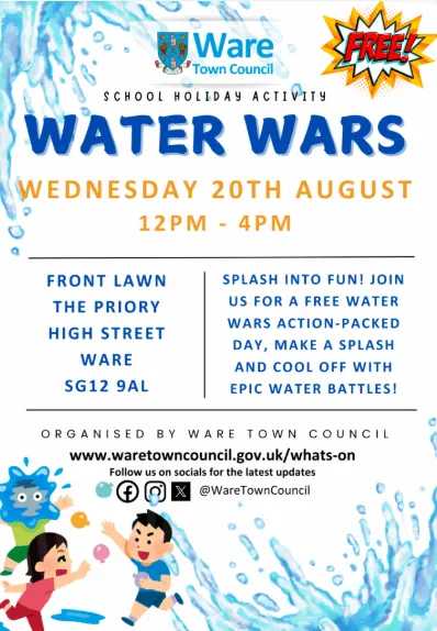 School Holiday Activity – Water Wars
