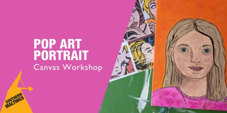 Pop Art Portrait Canvas Workshop (Age 8 ) – Summer Holiday Workshops