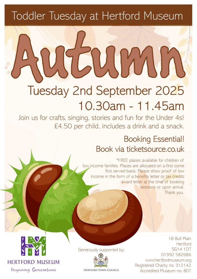 Toddler Tuesday at Hertford Museum: Autumn