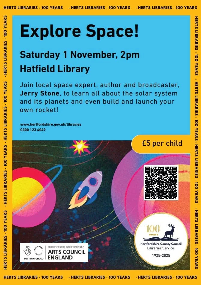 Explore Space at Hatfield library 