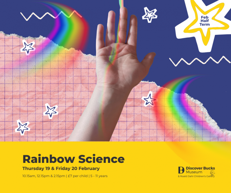 Half Term Family Activities at Discover Bucks Museum: Rainbow Science
