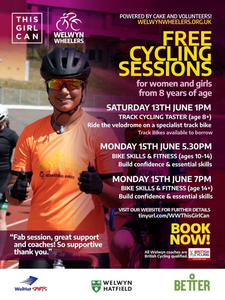 This Girl Can: Free cycling skills sessions (age 14 )