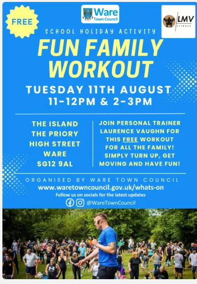 School Holiday Activity – Fun Family Workout