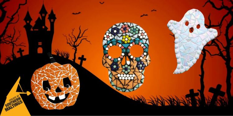 Spooky Mosaic Decorations (Age 4 ) &ndash; October Half Term Workshops