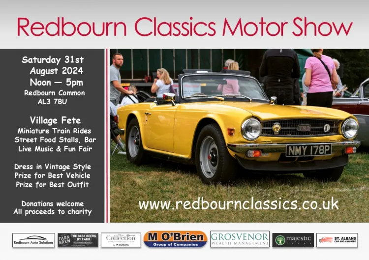Redbourn Classics Motor Show and Village Fete 