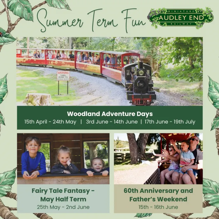 Woodland Adventure Days at Audley End Miniature Railway