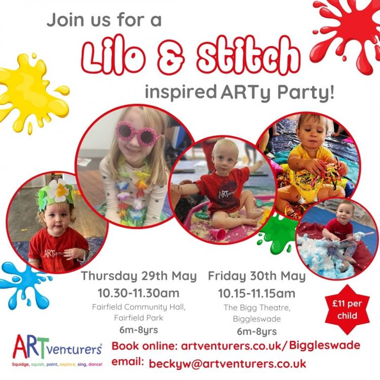 ARTventurers Lilo and Stitch inspired holiday class