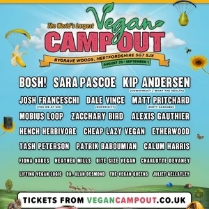 Vegan camp out