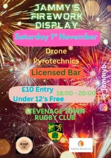 stevenage rugby club fireworks