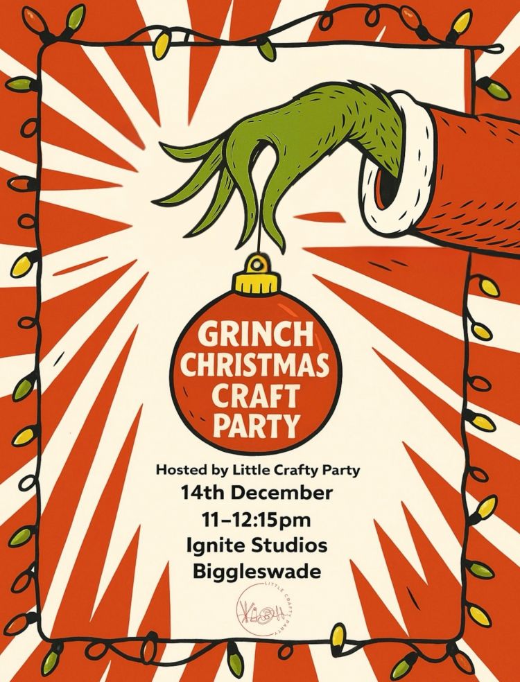 Little Crafty Party - Grinch Christmas Craft Party