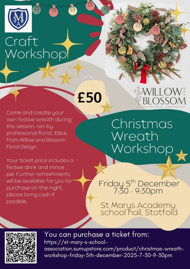 Wreath making evening - St Mary's Academy