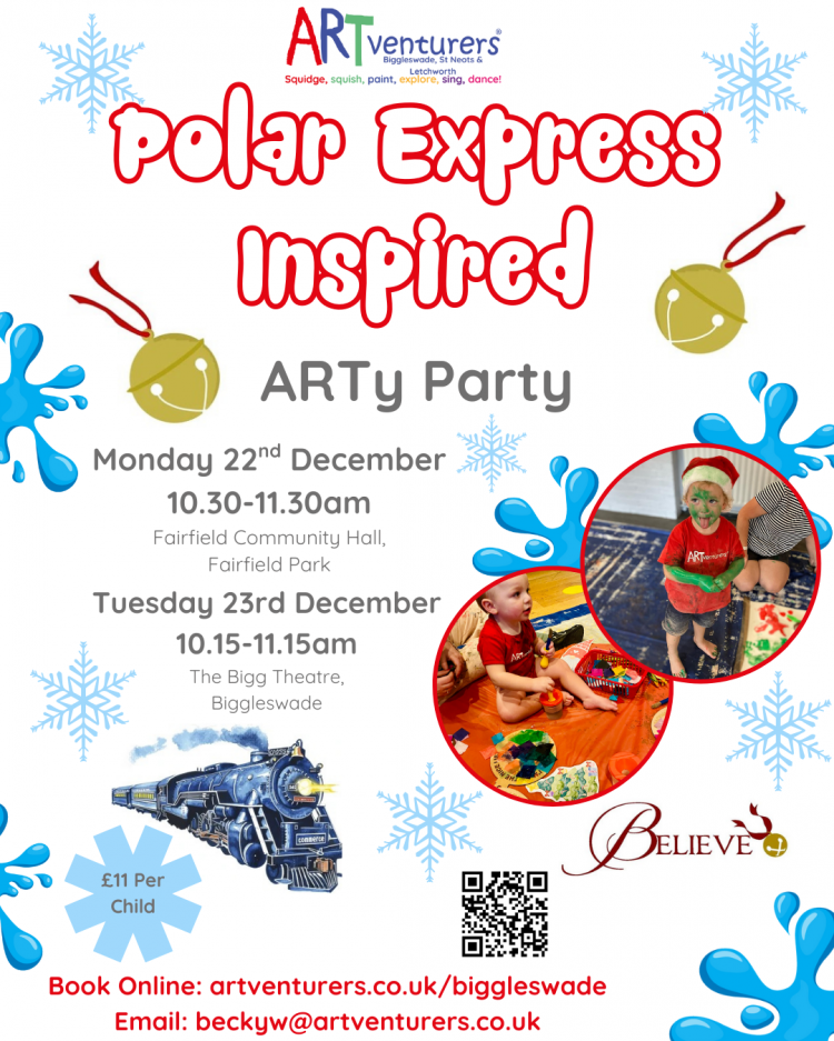 ARTventurers Polar Express inspired Arty Party (6m