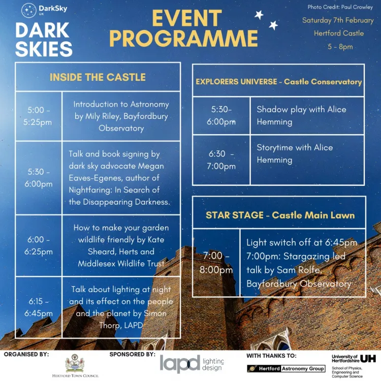 ✨ DARK SKIES at Hertford Castle ✨