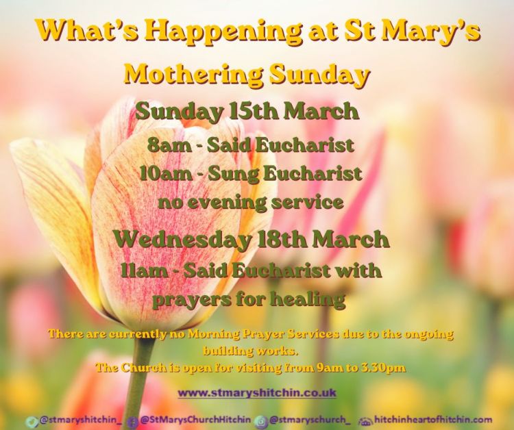 St Mary's Church Mothering Sunday Service