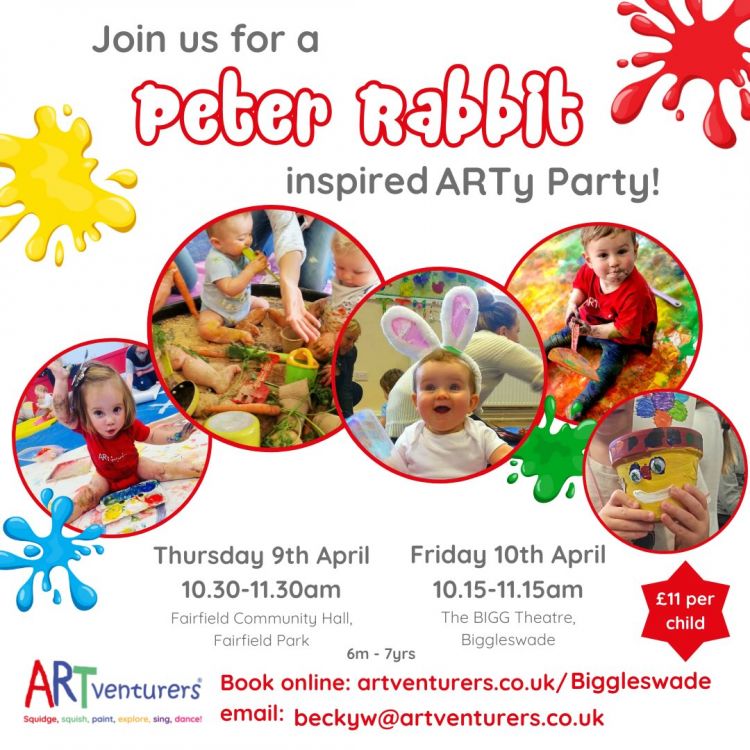 Peter Rabbit inspired ARTventurers (6m-7yrs)