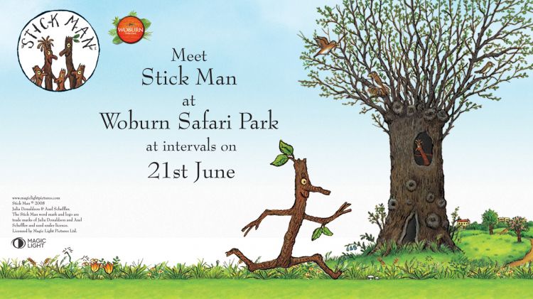 Meet Stick Man on 21st June at Woburn Safari Park!