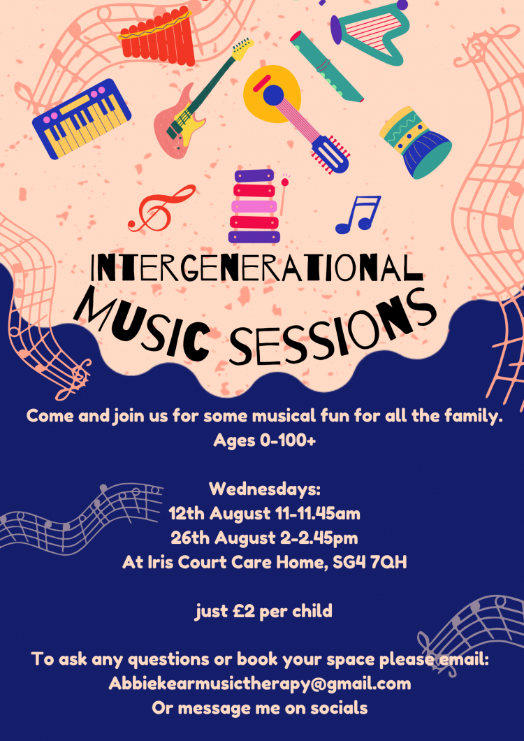 Intergenerational music sessions