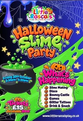 halloween slime party