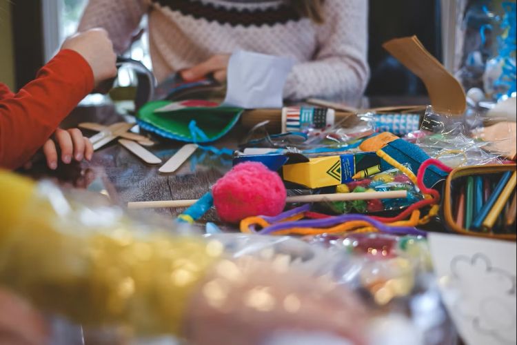 Eco Decorations at Royston Museum