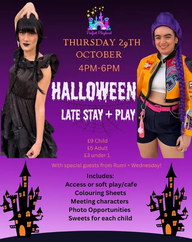 Halloween Late Stay and Play at Perfect Playland