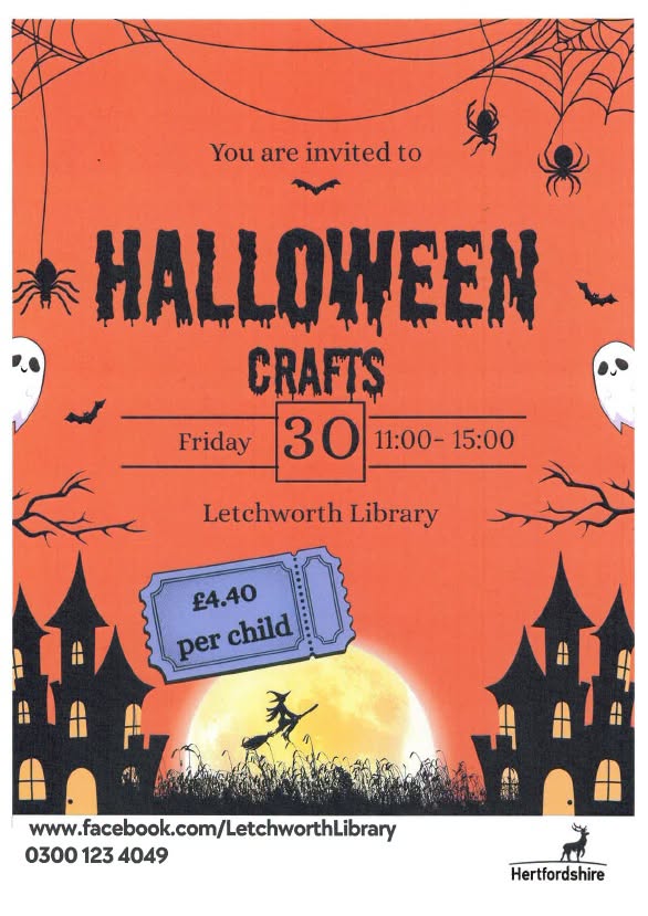 Halloween Crafts at Letchworth Library