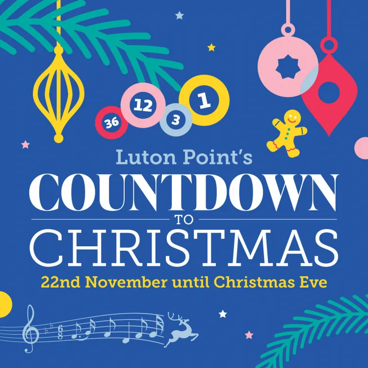 luton point countdown to xmas 2025