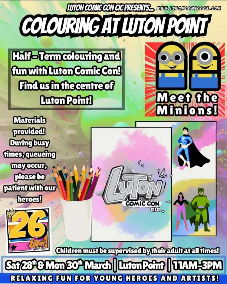 luton point easter - comic con 2026