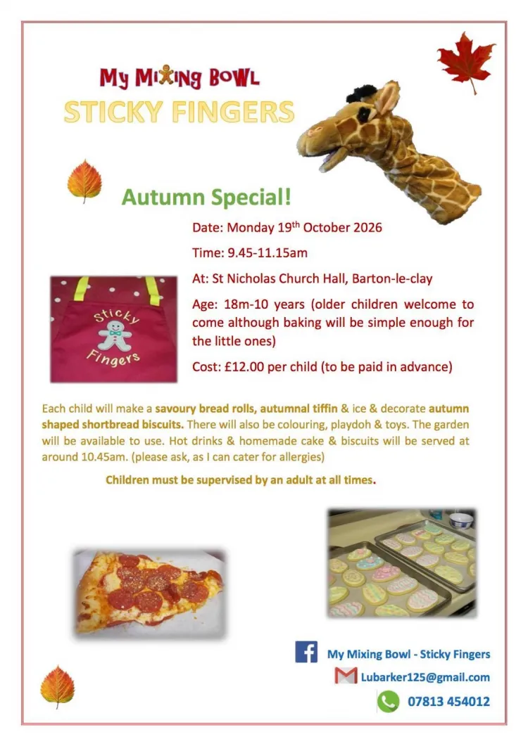 My Mixing Bowl: Sticky Fingers Autumn Special!