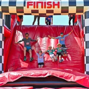5k Inflatable Obstacle run