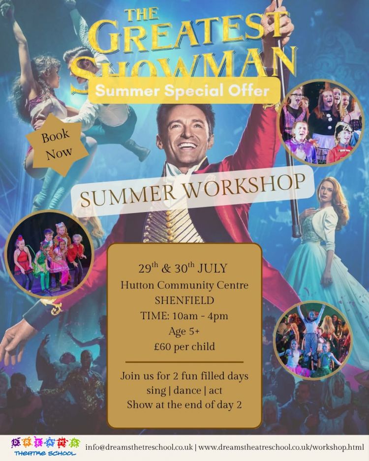 Greatest Showman Summer Workshop